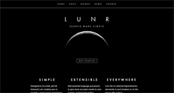 Desktop Screenshot of lunrjs.com