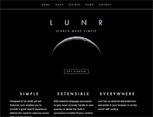 Tablet Screenshot of lunrjs.com